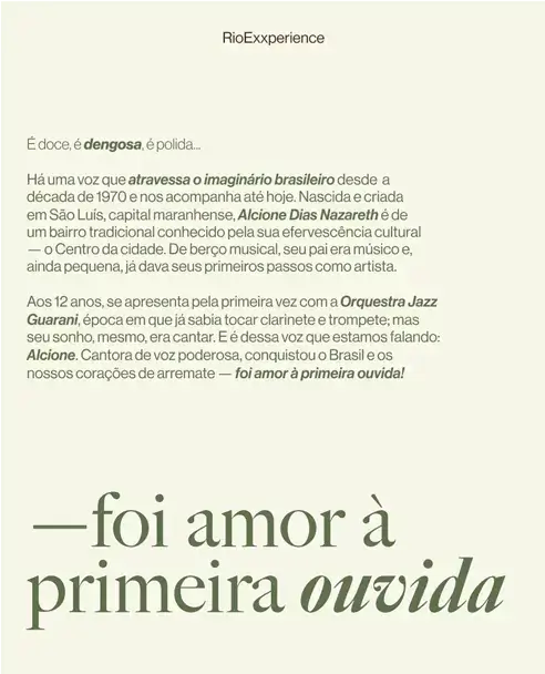 alcione rioexxperience